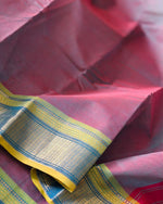 KANCHI COTTON DUAL TONE WITH CONTRAST ZARI BORDER