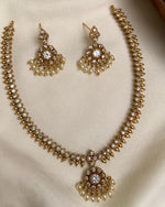 beautiful traditional white stone attigai set