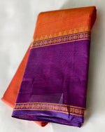 KANCHI COTTON SAREE WITH GANGA JUMANA BORDER