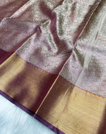 PINK BANARAS SILK SAREE