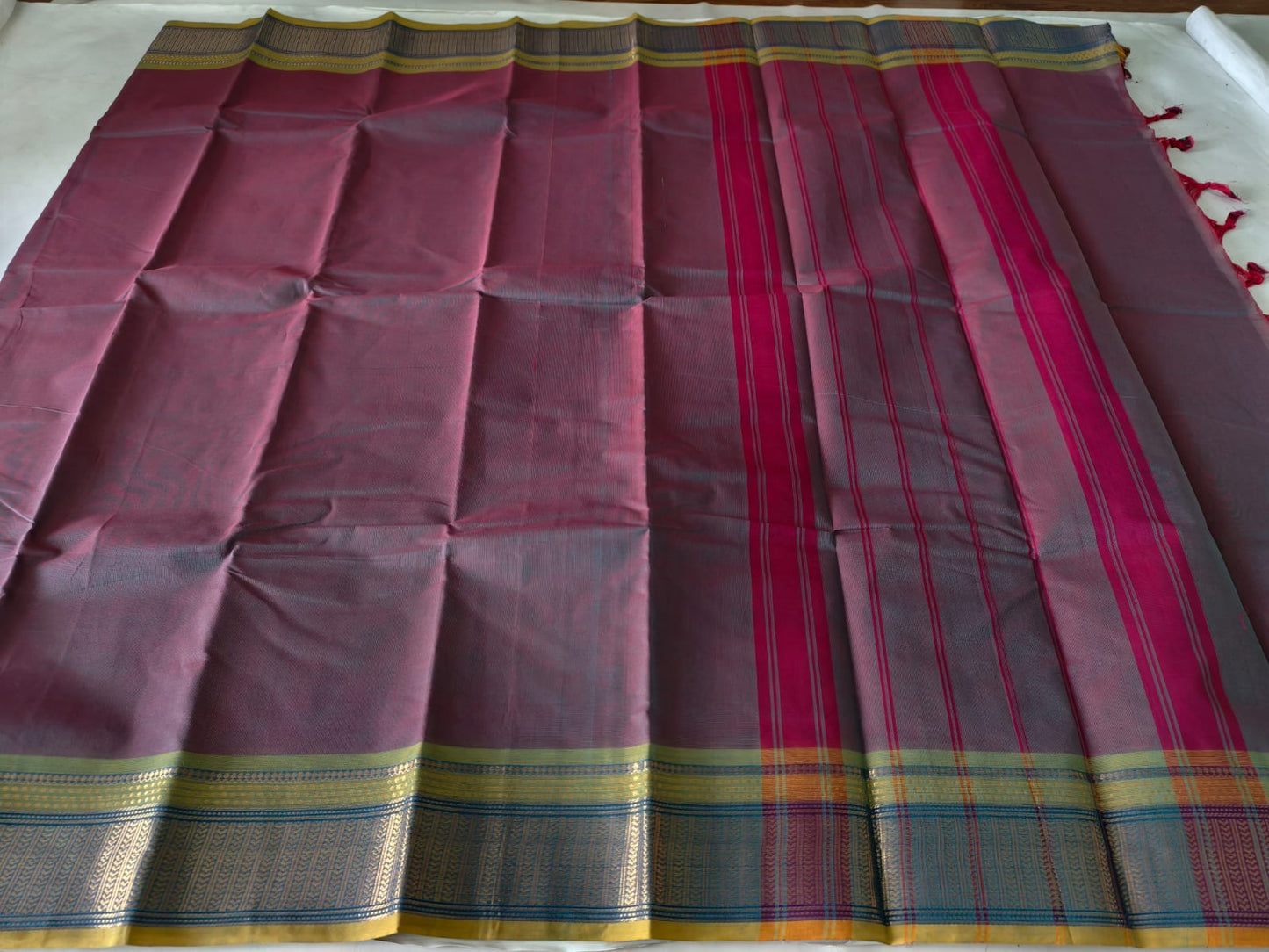 DUAL TONE COTTON SAREE