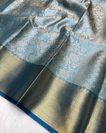 BLUE BANARAS SILK SAREE