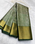 GREEN BANARAS SILK SAREE