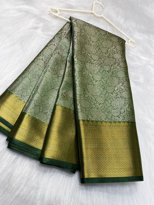 GREEN BANARAS SAREE