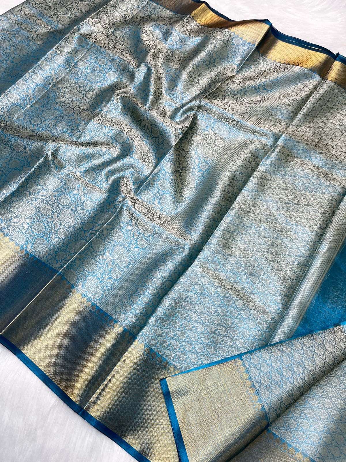 BLUE BANARAS SAREE
