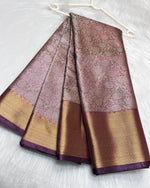PINK BANARAS SILK SAREE